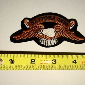 Vintage 2005 Daytona Bike Week Eagle Biker Motorcycle Patch Embroidered Florida